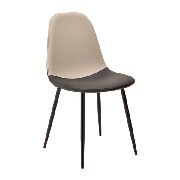 Czarno-szare krzesło InArt Elegant