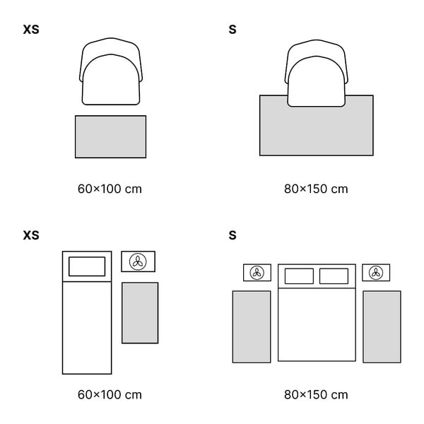 Szarobeżowy bawełniany dywan Vitaus Papatya, 100x150 cm-image-4