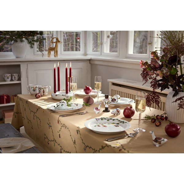 Porcelanowy adwentowy świecznik ze świątecznym motywem Hammershøi Christmas – Kähler Design-image-1