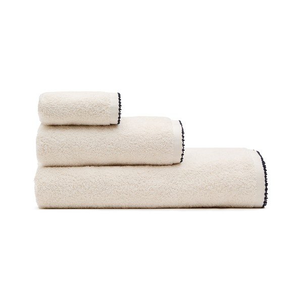 Beżowy bawełniany ręcznik frotte 30x50 cm Sinami – Kave Home-image-2