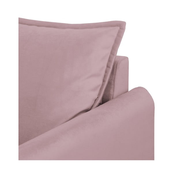 Lawendowa aksamitna sofa 138 cm Juli – Ropez-image-4