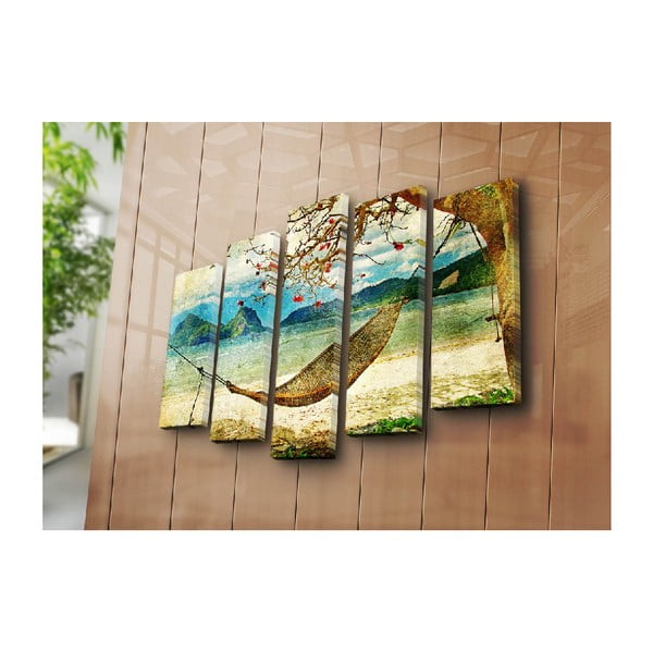 Obraz wieloczęściowy Hammock, 105x70 cm-image-2