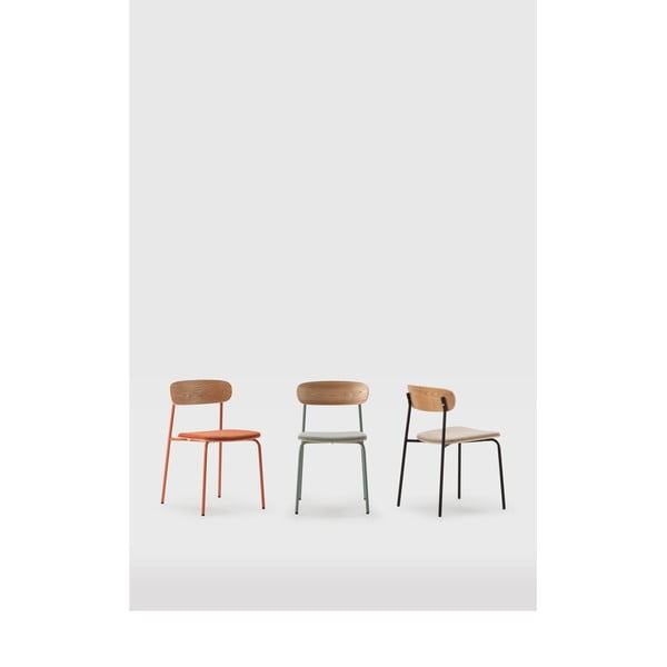 Czarne/szarobrązowe krzesła zestaw 2 szt. Adriana – Marckeric-image-2