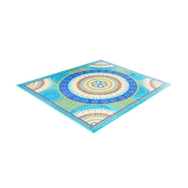 Niebieski koc plażowy Sun & Surf Mandala Marga-image-2