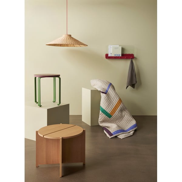 Okrągły stolik w dekorze dębu ø 55 cm Dash – Hübsch-image-3