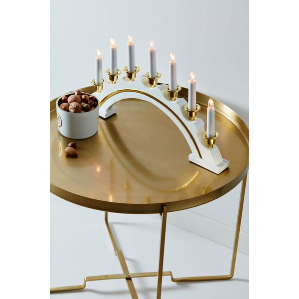 Świąteczna dekoracja świetlna w biało-złotym kolorze Celine – Markslöjd-image-1
