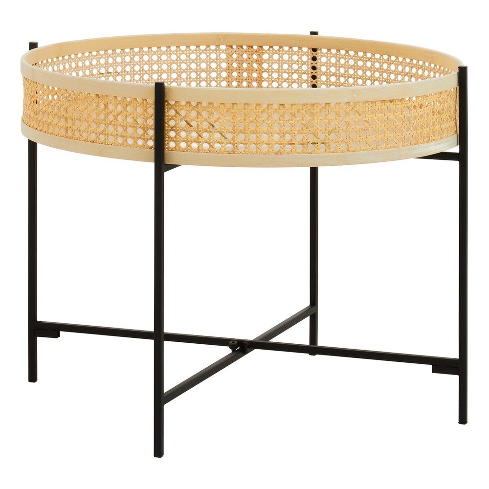 Rattanowy okrągły stolik w naturalnym kolorze ø 60 cm Depok – Premier Housewares