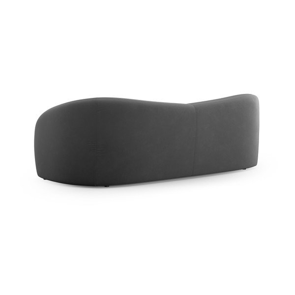 Szara aksamitna sofa 237 cm Santi – Interieurs 86-image-3