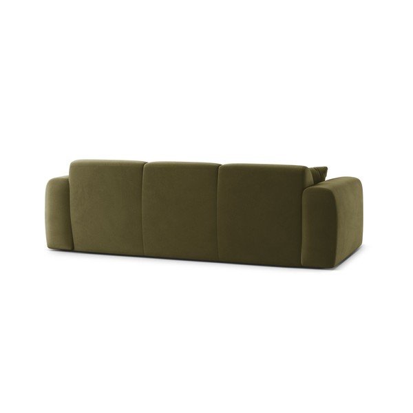 Aksamitna sofa w kolorze khaki 235 cm Molino – Micadoni -image-3