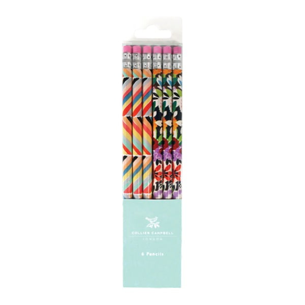 Zestaw 6 ołówków Collier Campbell by Portico Designs