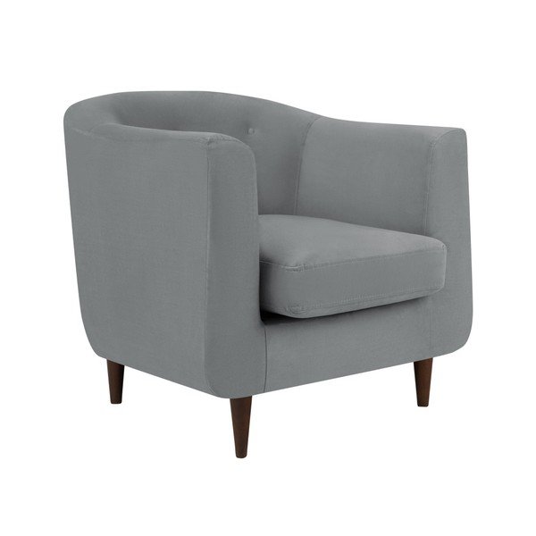 Jasnoszary fotel Kooko Home Love-image-2