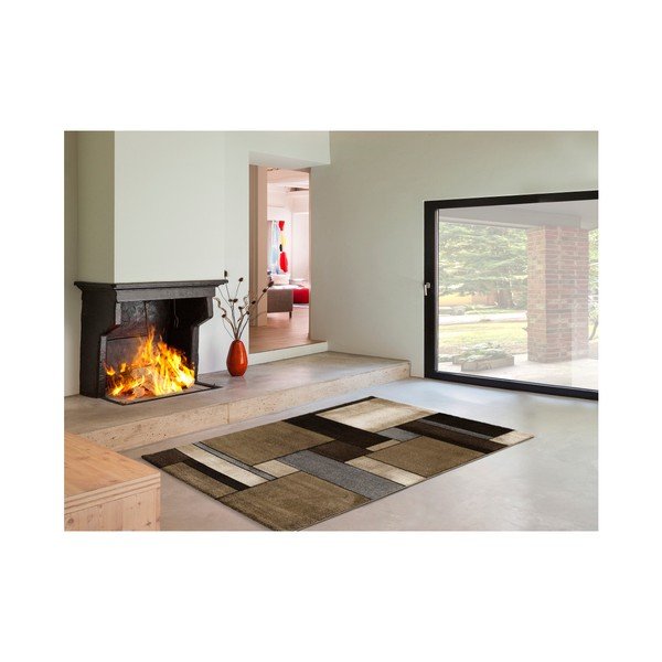 Brązowy dywan Universal Malmo Brown, 120x170 cm-image-1