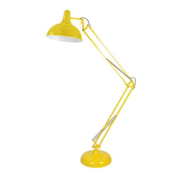 Lampa stojąca XXL, żółta