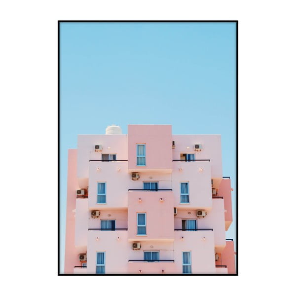 Plakat Imagioo Pink House, 40x30 cm