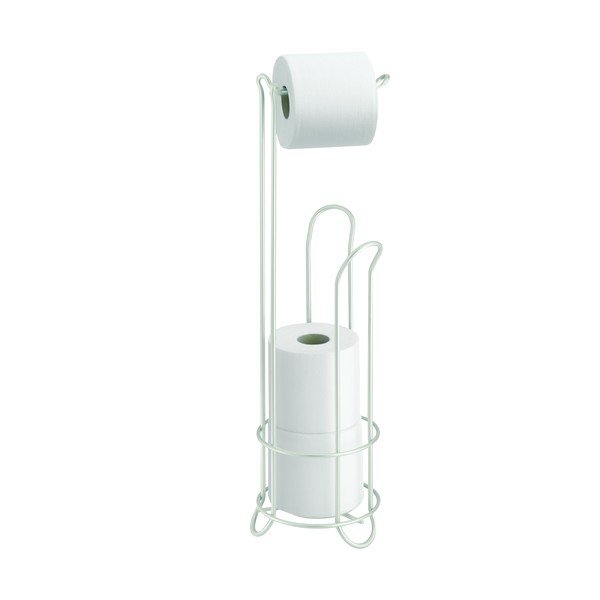 Biały stalowy stojak na papier toaletowy Classico – iDesign-image-2