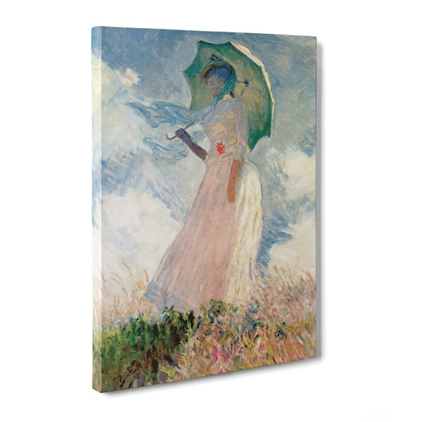 Obraz Woman with a Parasol - Claude Monet, 50x70 cm