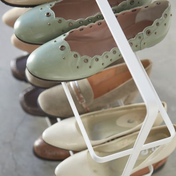 Biały metalowy regał na buty Tower – YAMAZAKI-image-4