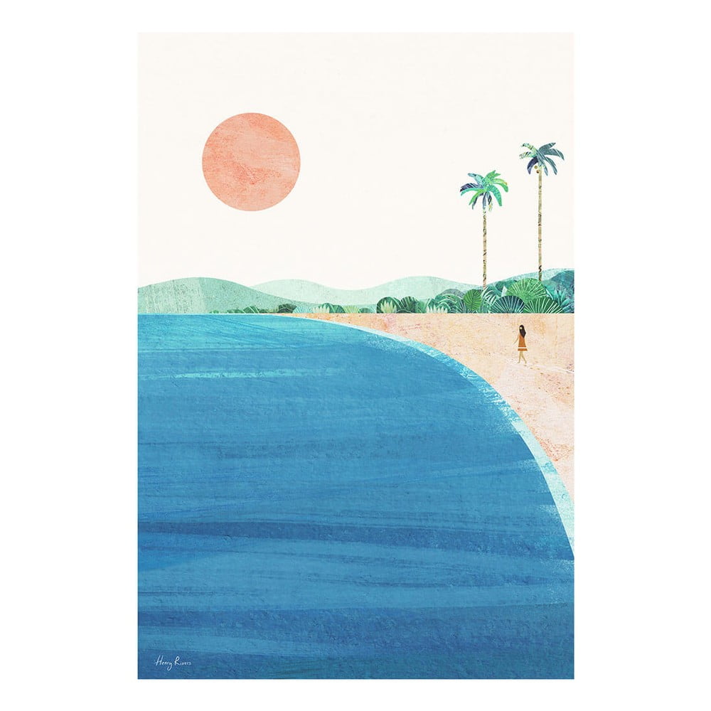 Plakat 30x40 cm Paradise Beach – Travelposter