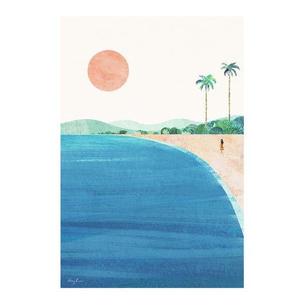 Plakat 30x40 cm Paradise Beach – Travelposter
