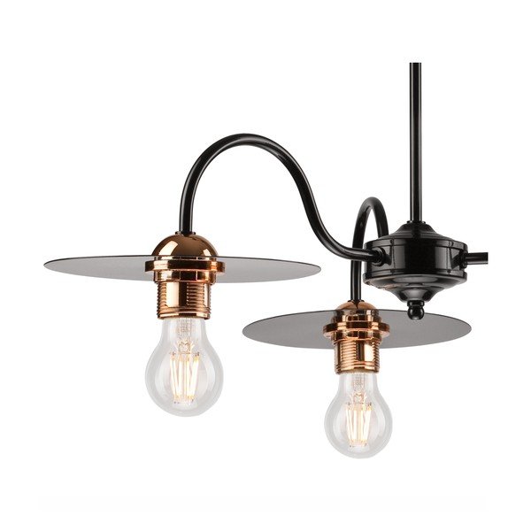 Czarna lampa wisząca − LAMKUR-image-4