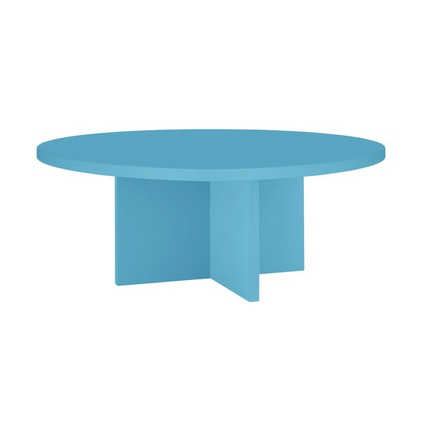 Jasnoniebieski okrągły stolik ø 80 cm Pausa – Really Nice Things
