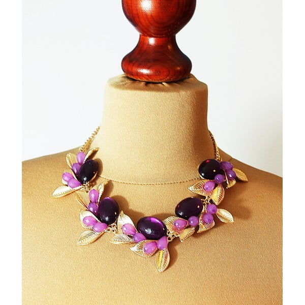 Naszyjnik Violet Flower-image-1