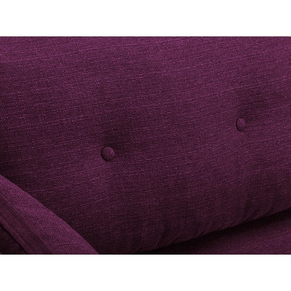 Fioletowa sofa 3-osobowa Mazzini Sofas Elena, z szezlongiem po lewej stronie-image-4