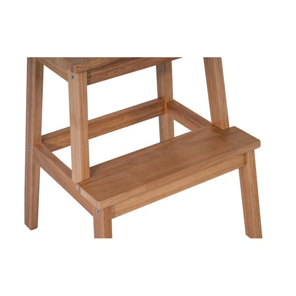 Stołek z drewna kauczukowego ze schodkiem Corg – Bonami Selection-image-2