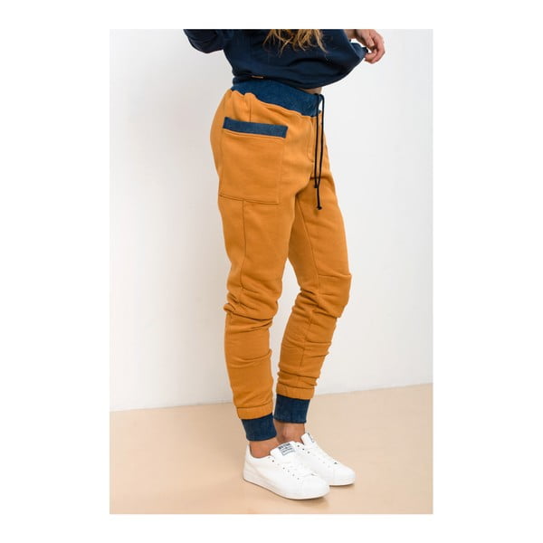 Brązowe spodnie dresowe Lull Loungewear Distant Journey, rozmiar S