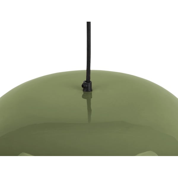 Zielona lampa wisząca z metalowym kloszem ø 50 cm Waved – Leitmotiv-image-1