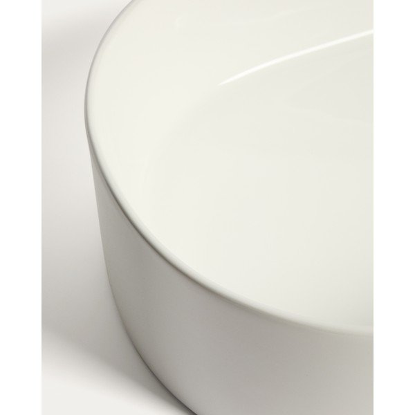 Biała ceramiczna umywalka 50x31 cm Ovara – Kave Home-image-4