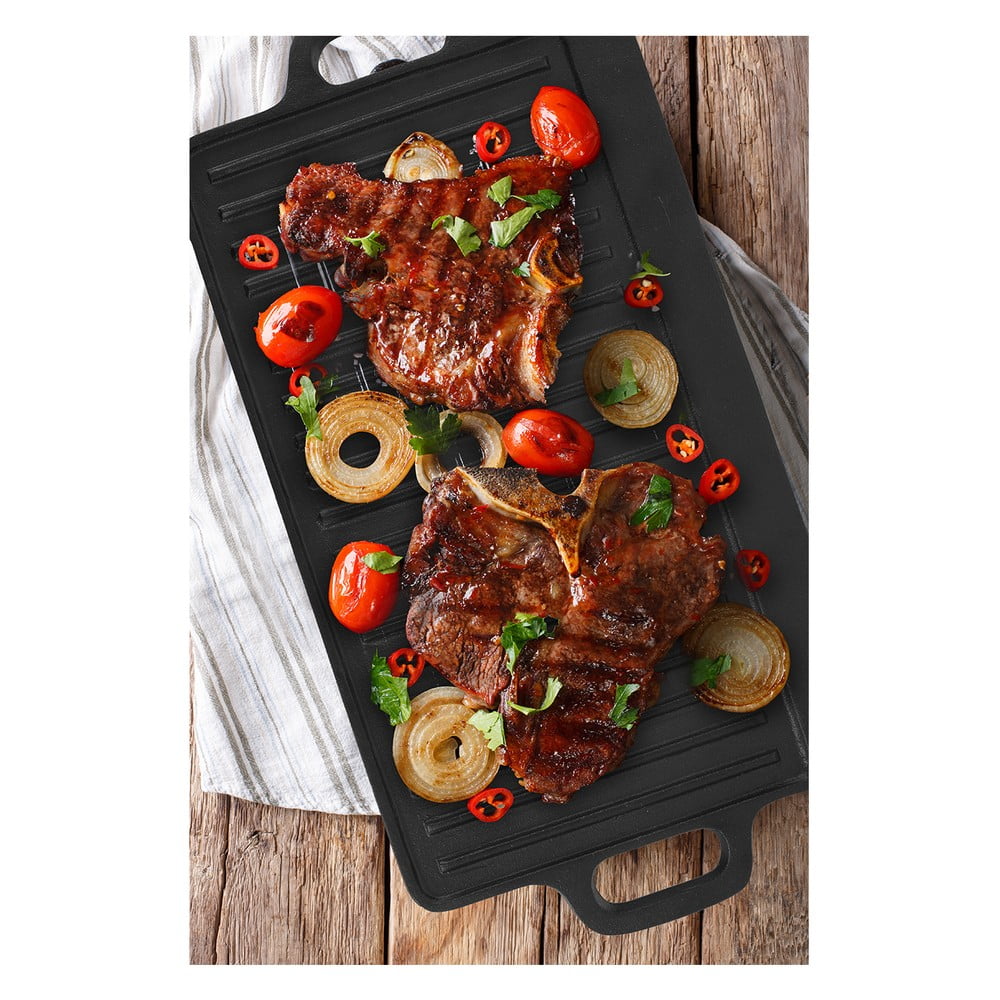Żeliwna płyta grillowa 23x45,5 cm LITINA – Orion (zdjęcie 9)