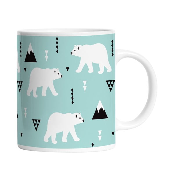 Ceramiczny kubek Polar Bears, 330 ml