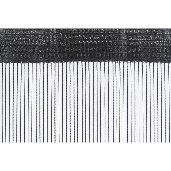 Czarna zasłona na drzwi 100x200 cm String – Mendola Fabrics-image-1