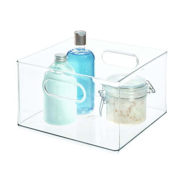 Przezroczysty pojemnik iDesign The Home Edit, 25,4x25,3x15,4 cm-image-3