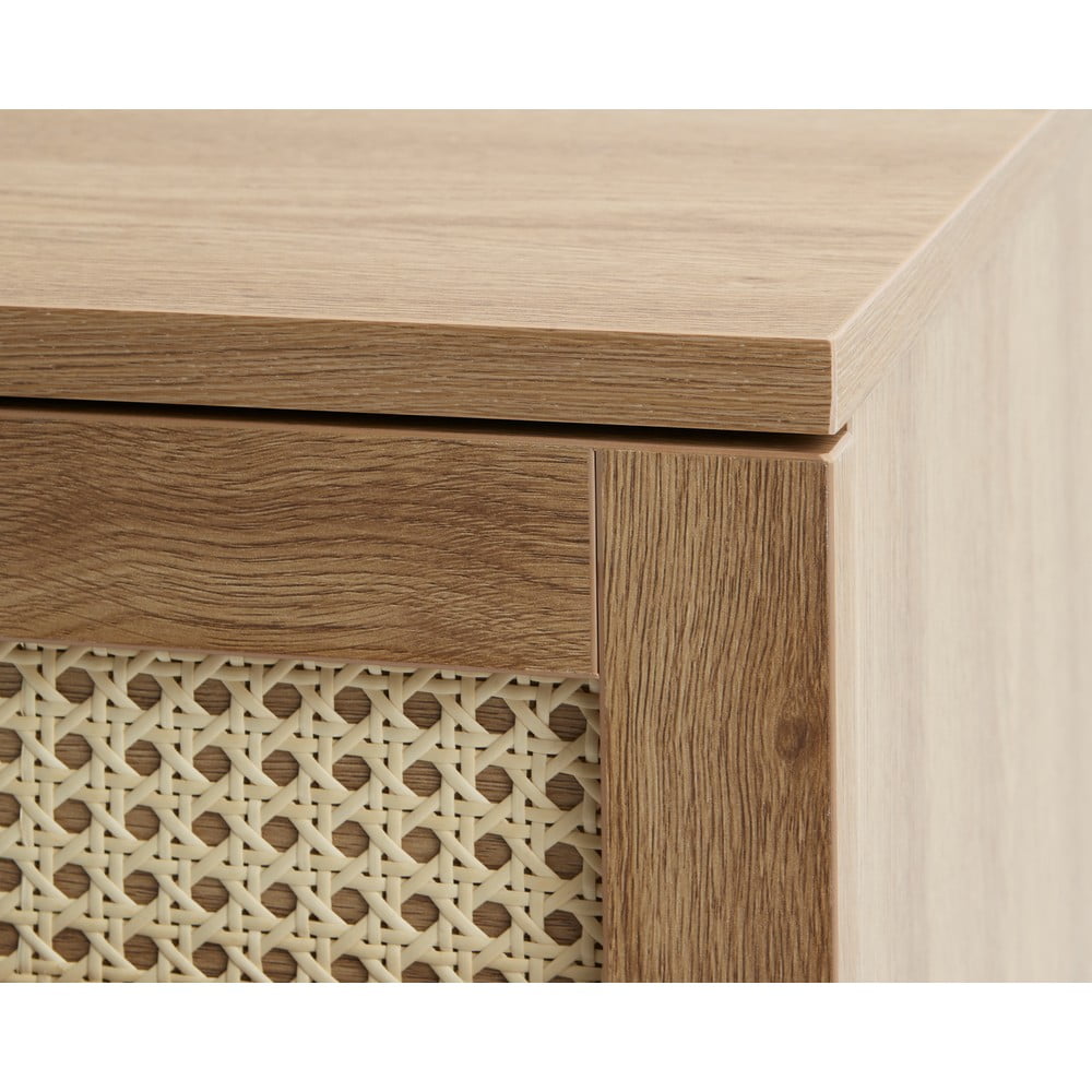 Niska komoda w dekorze dębu w naturalnym kolorze 80x75 cm Pensacola – Unique Furniture (zdjęcie 7)