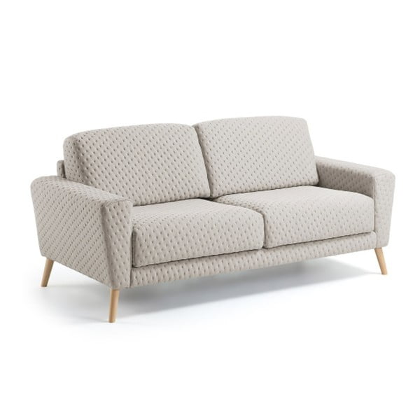 Beżowa sofa 3-osobowa La Forma Guy