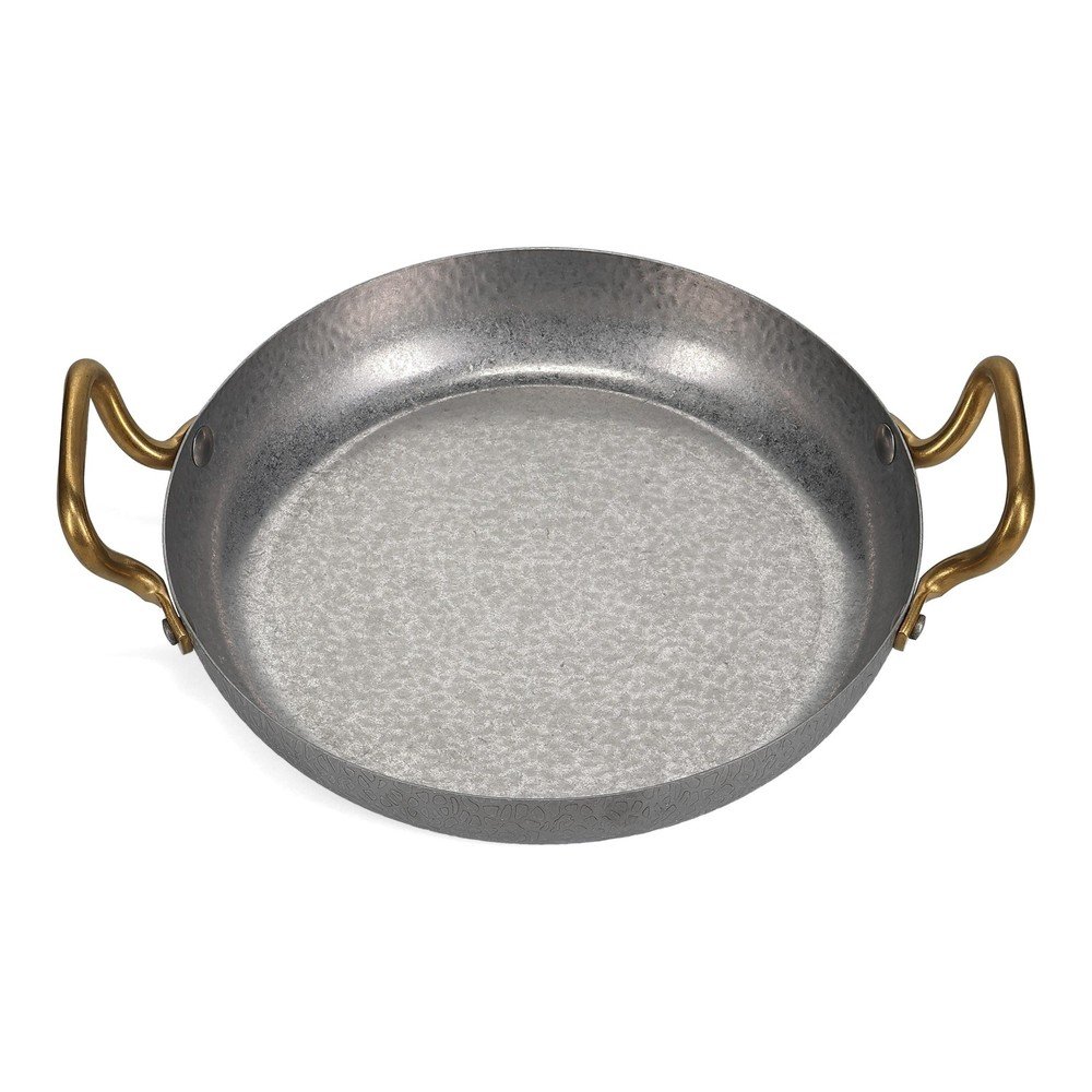 Metalowy talerz do serwowania w kolorze srebra ø 24 cm Serve – BonBistro