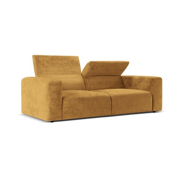 Sofa w kolorze ochry 234 cm Cruz – Micadoni Home-image-1