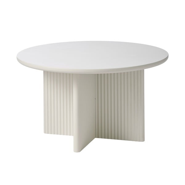 Jasnoszary okrągły stolik ø 80 cm Palma – Unique Furniture-image-1