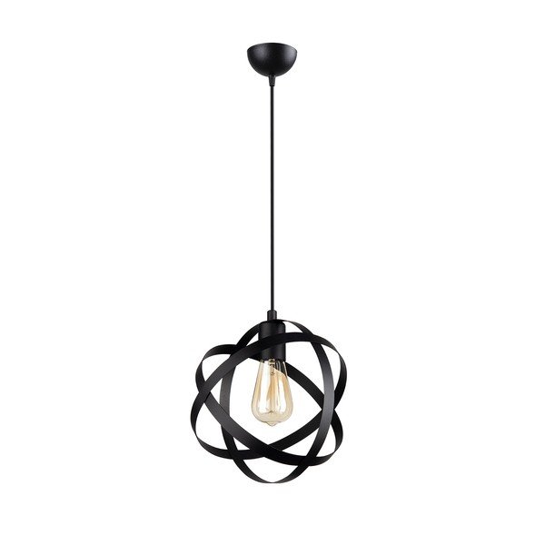 Czarna metalowa lampa wisząca Lama – Squid Lighting-image-2