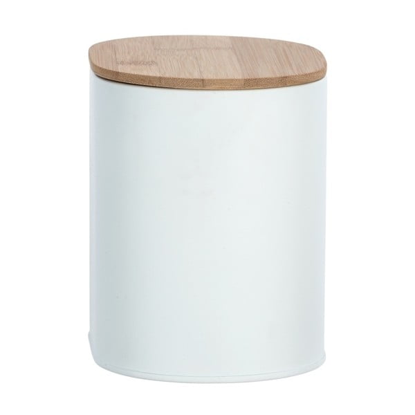 Biały łazienkowy pojemnik z pokrywką Wenko Gara-image-2