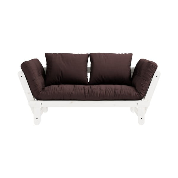Sofa rozkładana Karup Design Beat White/Brown