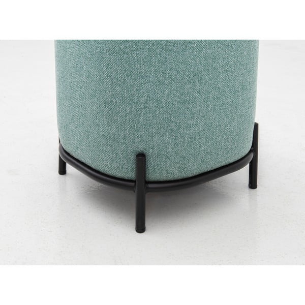 Zielonoszary puf Tenzo Harry, ø 42 cm-image-4