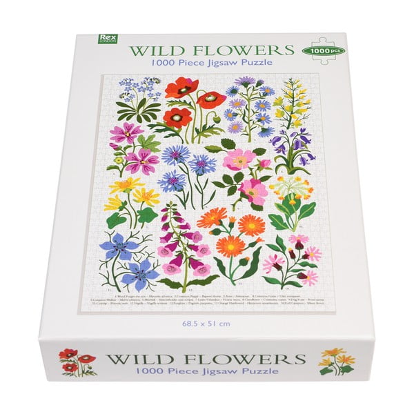 Puzzle (liczba elementów 1000) Wild Flowers – Rex London-image-2