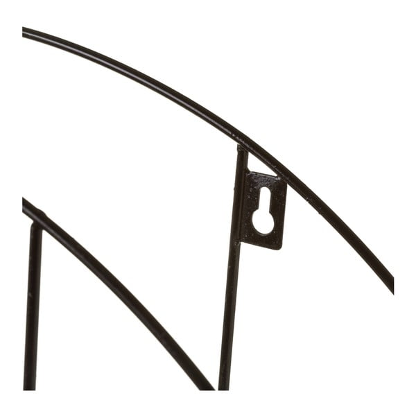 Czarno-naturalna wielopoziomowa półka z litego drewna paulowni – Casa Selección-image-2