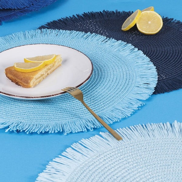 Papierowe maty stołowe zestaw 4 szt. ø 38 cm Shades of Ocean – VDE Tivoli 1996-image-1