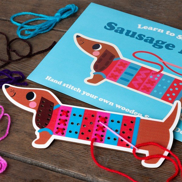Zestaw do haftowania Sunny Sausage Dog – Rex London-image-3