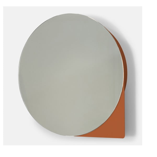 Metalowa wisząca/z lustrem szafka łazienkowa w kolorze terakoty 55x55 cm Sonnet – Spinder Design-image-3