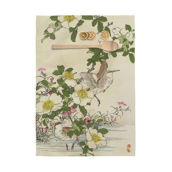 Zestaw 2 bawełnianych ścierek kuchennych Happy Friday Basic Japonais, 70x50 cm-image-2